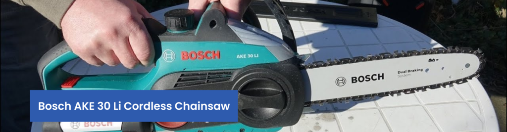 Bosch AKE 30 Li Cordless Chainsaw 1